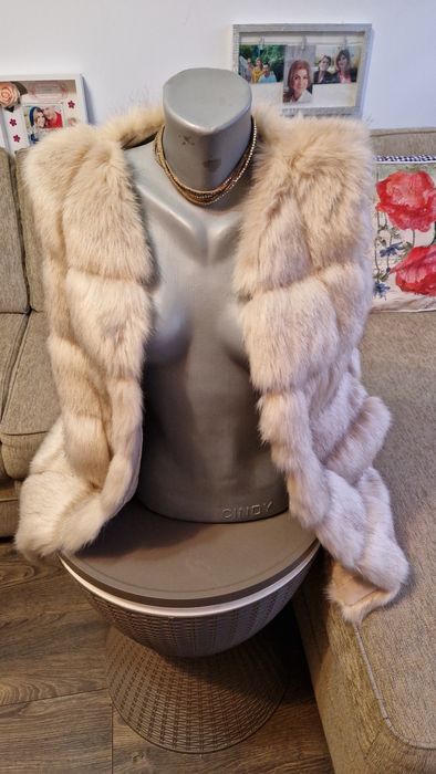 Vesta blană artificiala mas. L