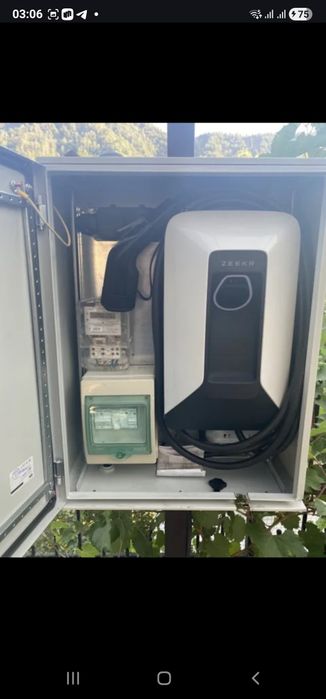 Установка зарядок для электромобилей