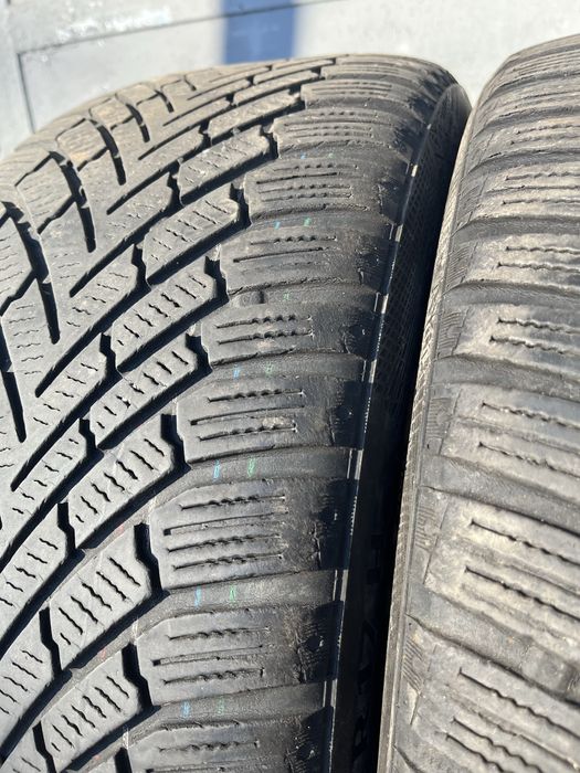 2 бр. зимни гуми 225/45/17 Continental 4,5-5 mm DOT 4017