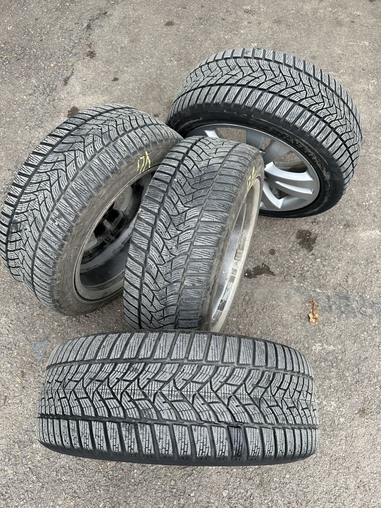 4 бр. Джанти  за Мерцедес с Гуми DUNLOP 225/45R17 91H WINTER SPORT 5