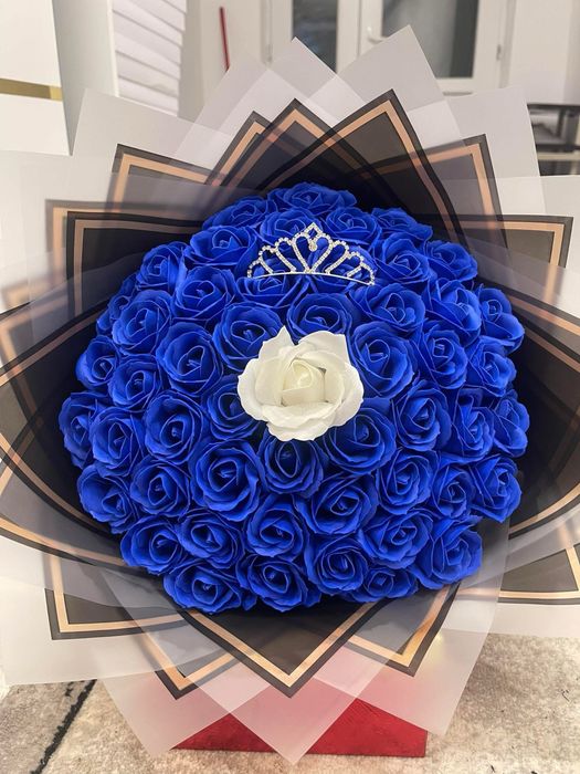 Buchete flori trandafiri  de sapun parfumati