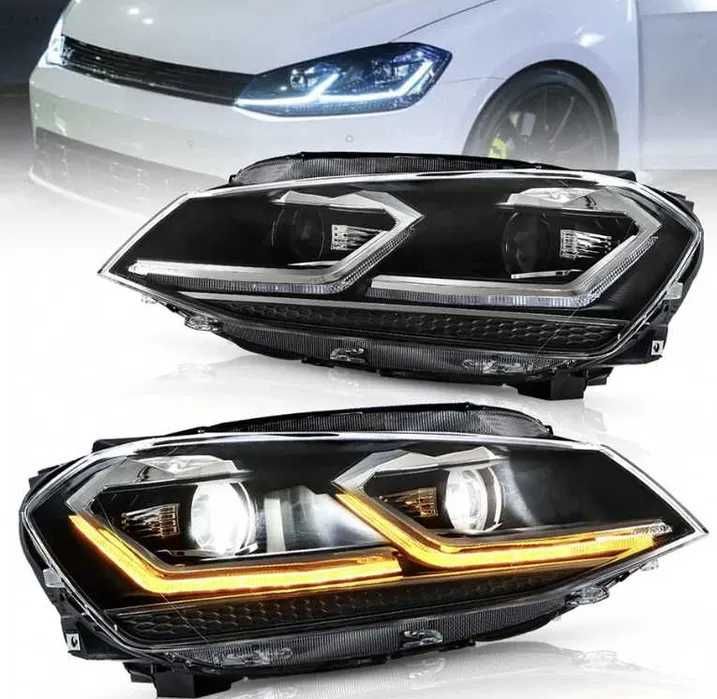 LED Фарове за VW Golf 7.5 Facelift 2017–2020 динамични мигачи комплект