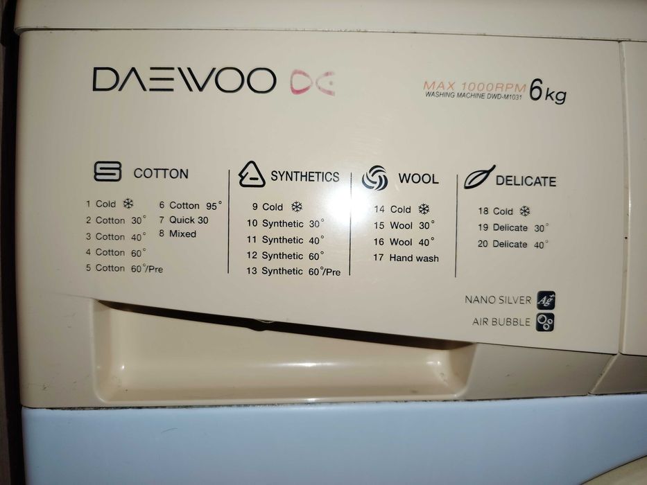 Пералня Daewoo, 6кг.