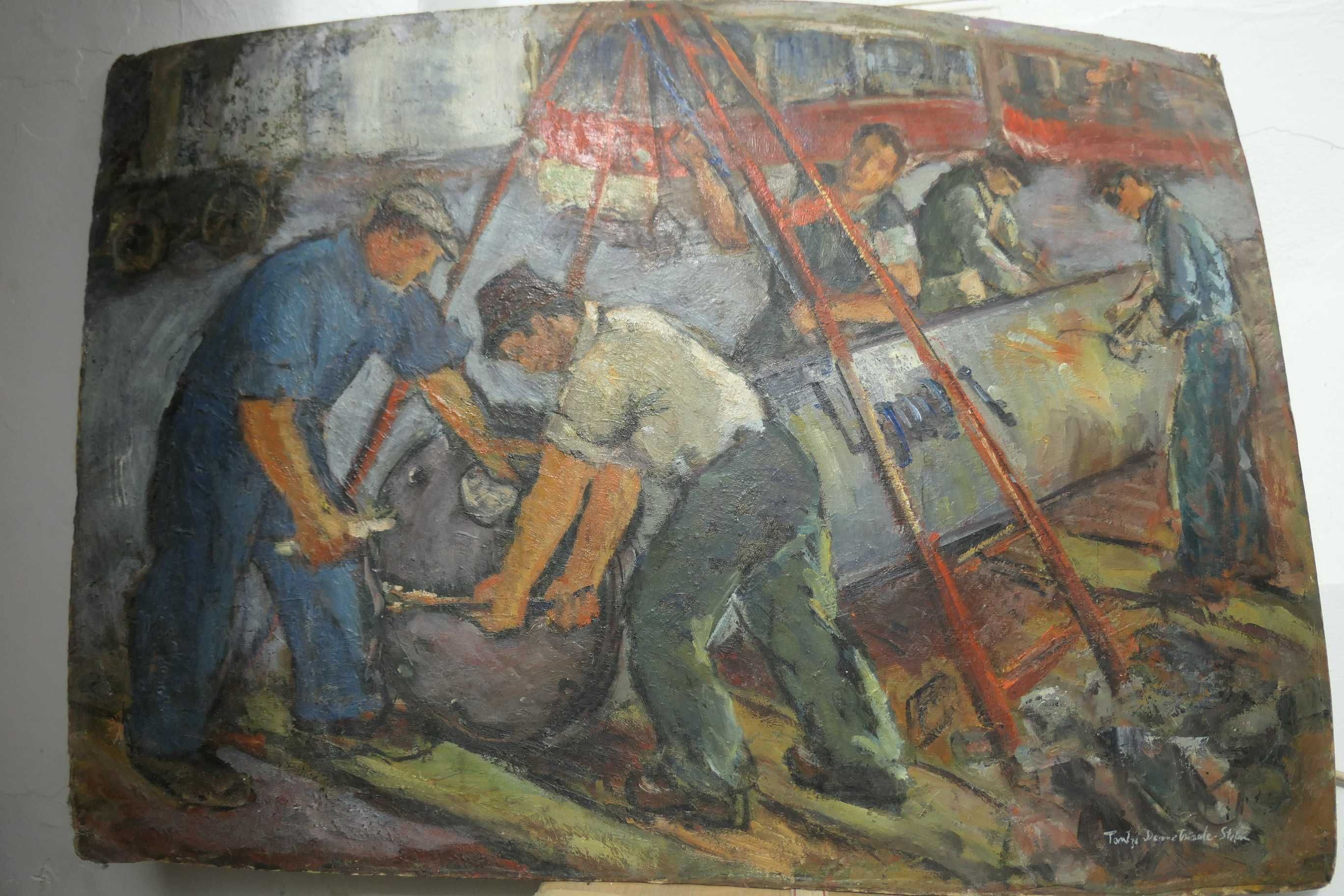 Pictura Tablouri Tantzi Demetriade Stefan (1908-1995) Lipscani Peisaje