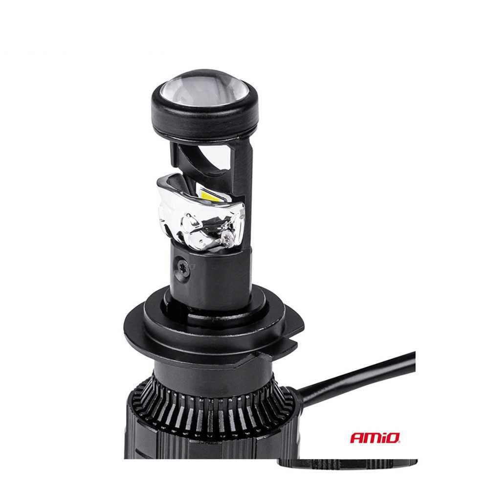 Крушки H7/H18 AMIO PL LED 60W 9-32V 6000K, комплект