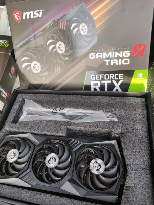 MSI Gaming Trio GeForce RTX 3070 Видеокарта – Отлично състояние