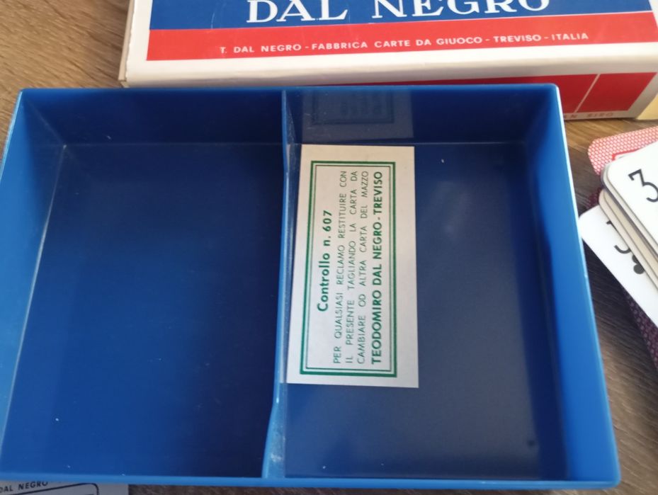 Set cărți de joc Dal Negro din 1971