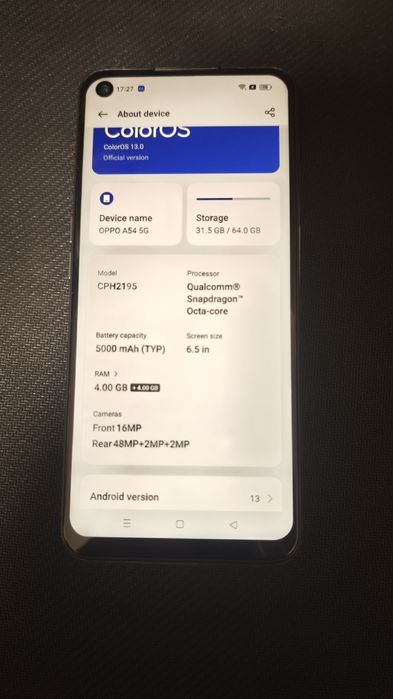 Telefon Oppo A54 5G