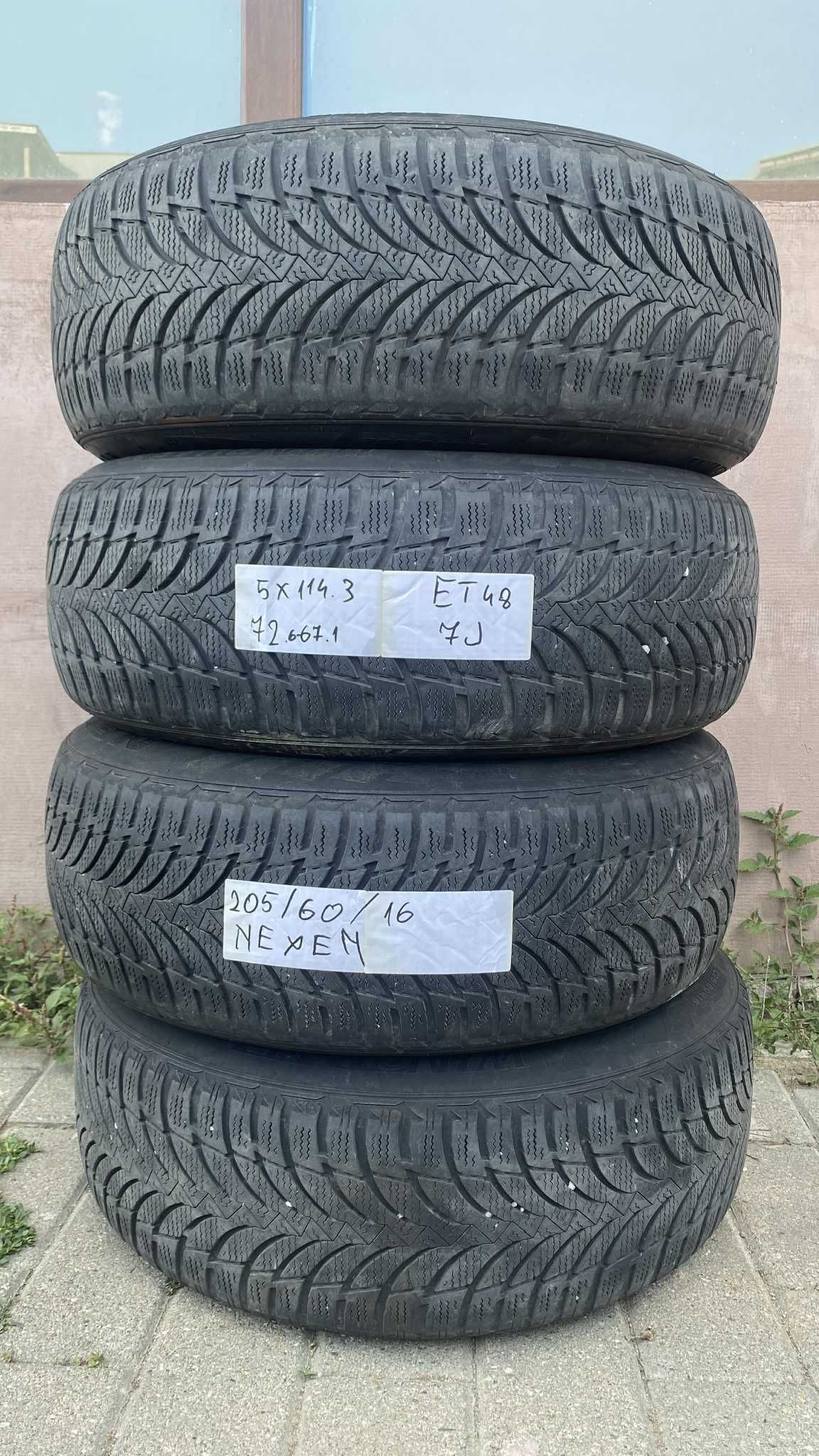 jante mazda  5x114,3 cu anv 205 60 16 honda duster reno kia etc