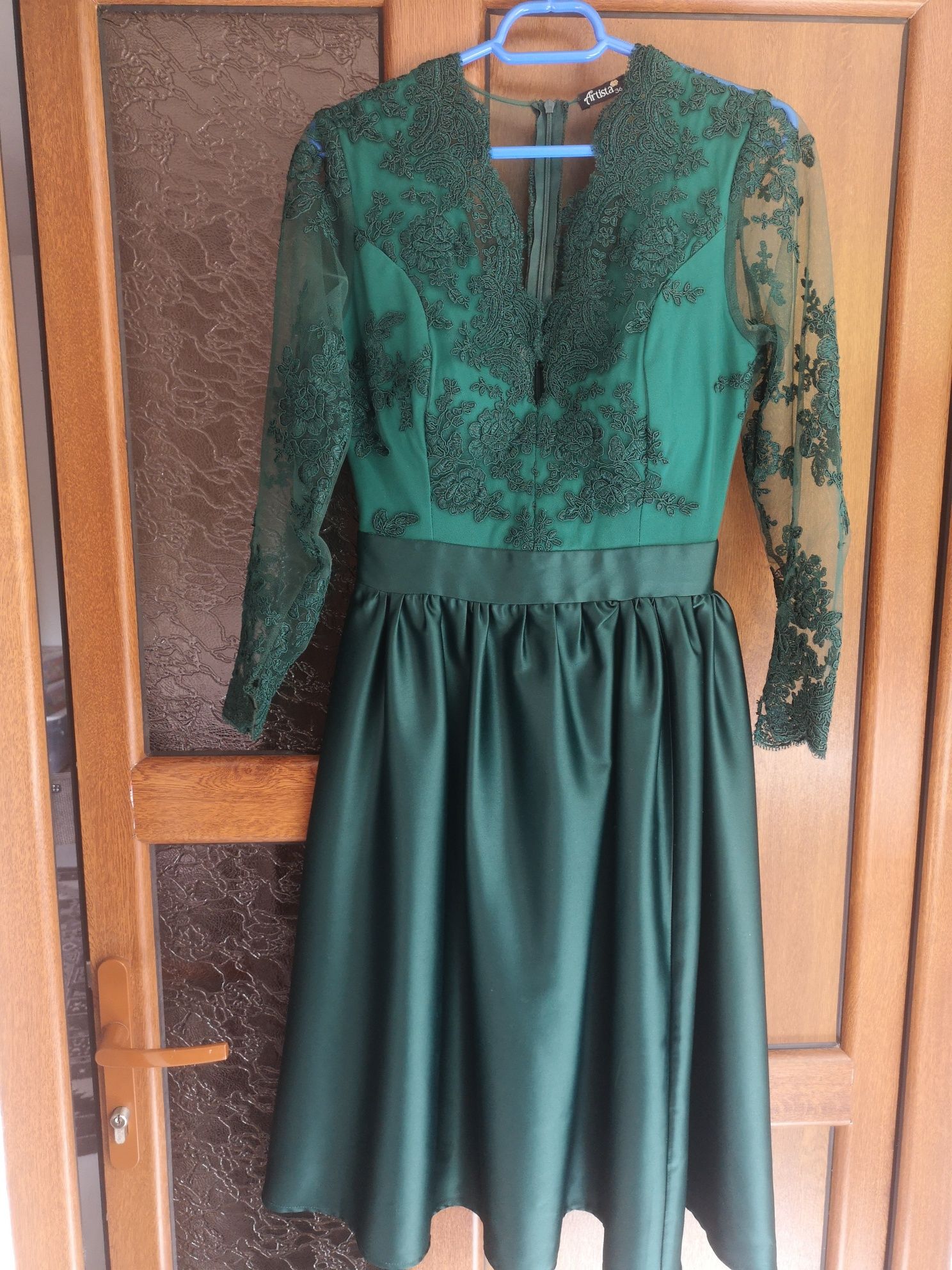 Vând rochiță de ocazie verde inchis