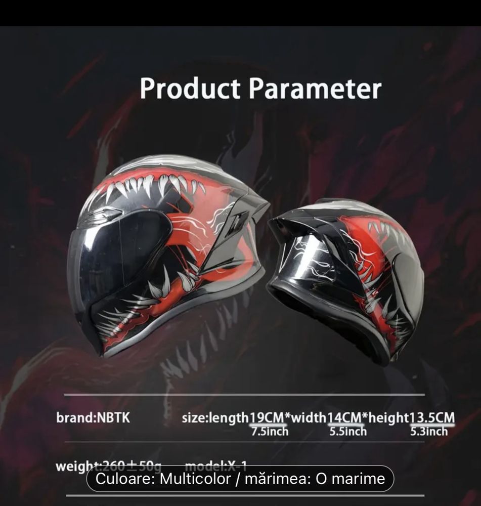 Casca moto animale talie mica