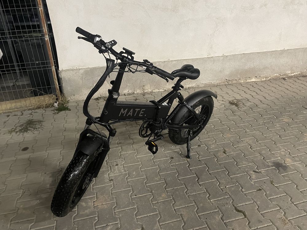 Bicicleta Electrica pliabila Mate X Black 250 - FARA BATERIE