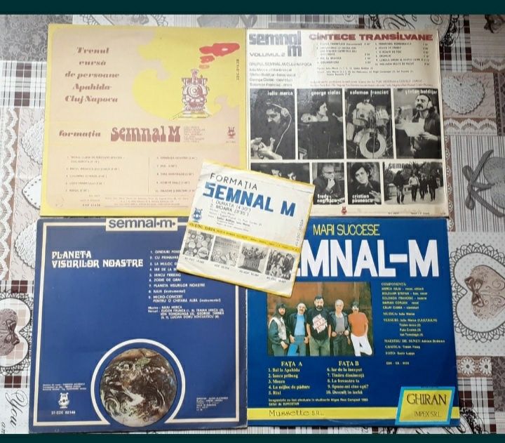 Lot 5 discuri vinil Electrecord - Semnal M - vinyl Lp pick-up