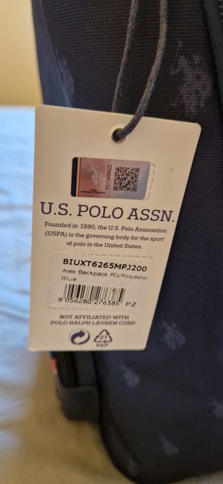Geanta U.S. Polo Assn albastra noua