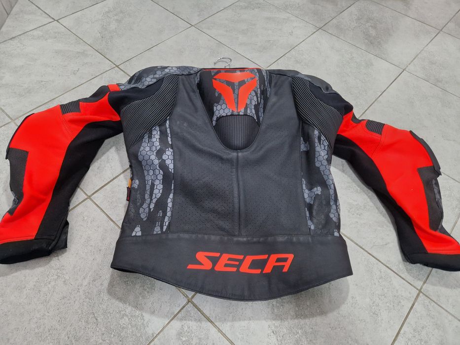 Geaca moto Seca SRS 2 Fluo Red/Camo/Marimea 54