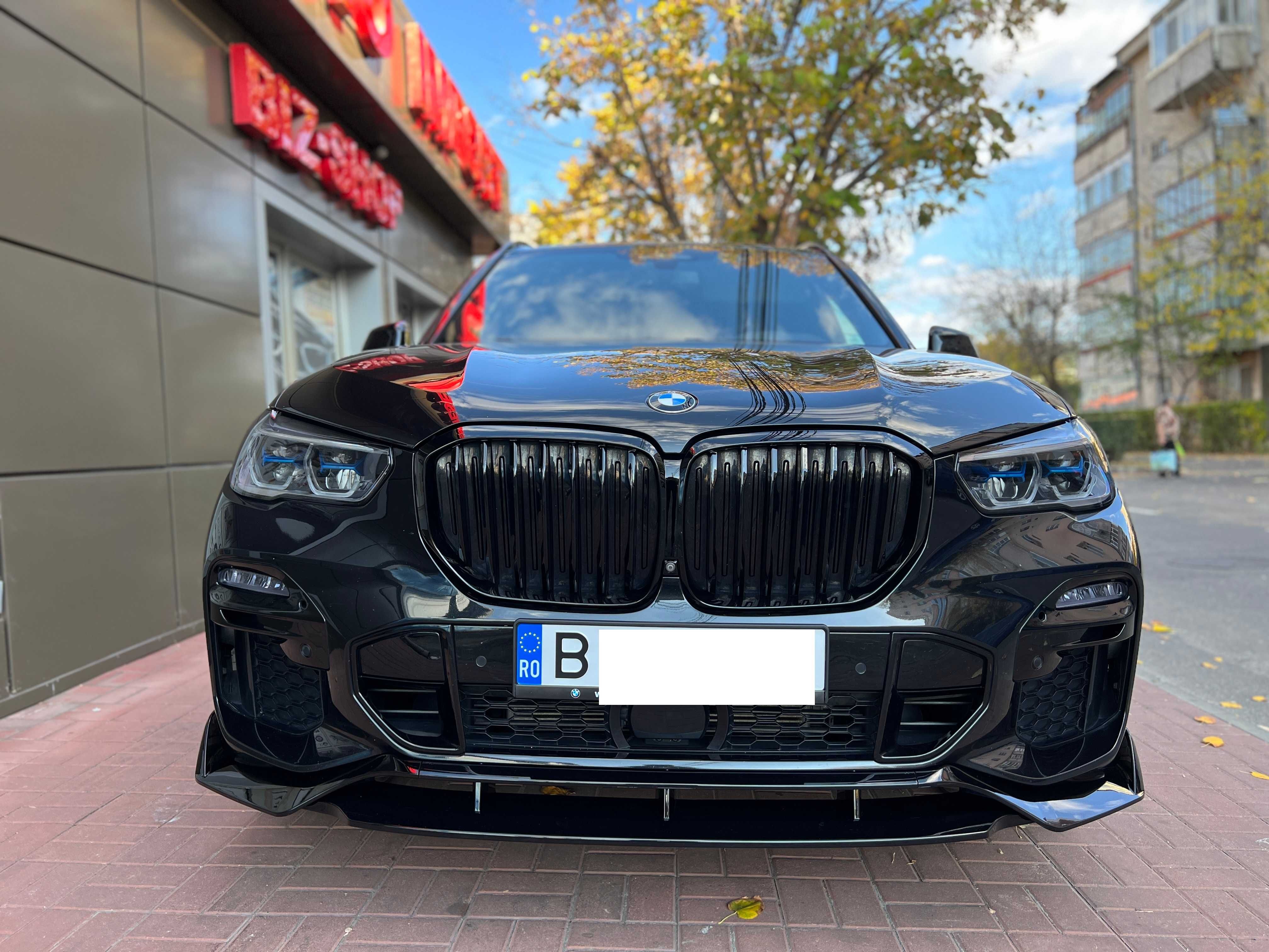 Pachet Exterior Aero BMW X5 G05 Mtech Black Knight Design Negru Lucios