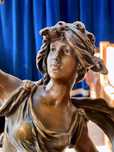 Statuetă ArtNouveau *** vintage / antic / vechi / retro ***