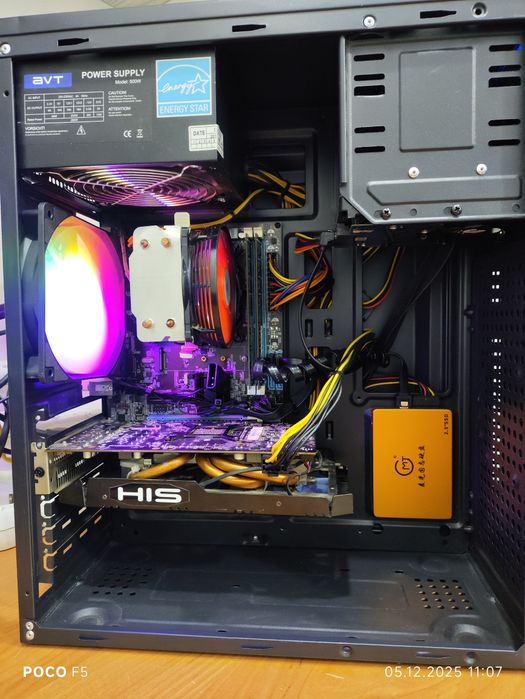 Игровой компьютер (кейс) Core i7, 16gb, SSD, RX580, HDD 1tb