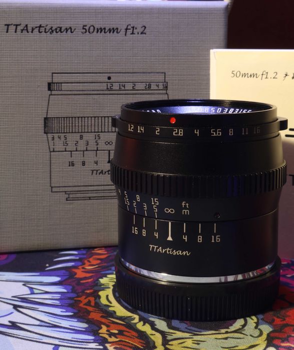 Obiectiv TTArtisan 50mm F1.2 - Canon EOS-M