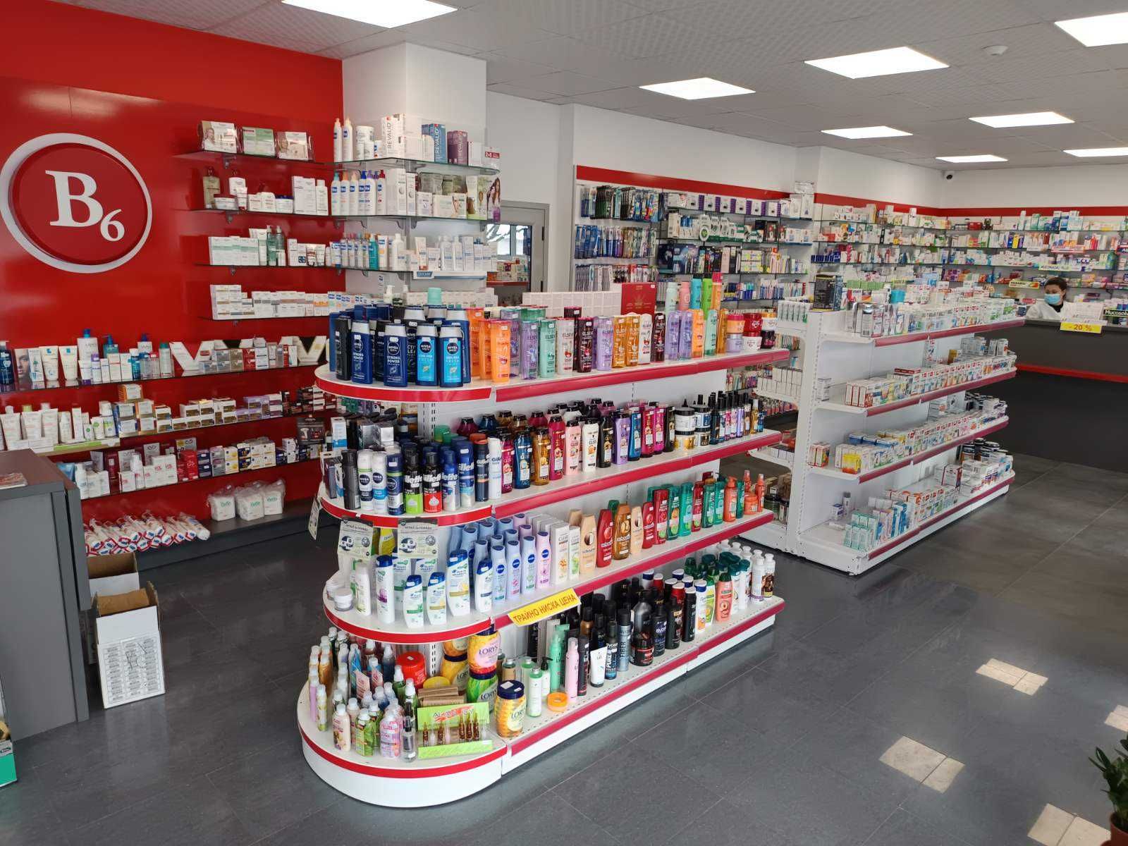 Метални стелажи за магазини, аптеки, зоомагазини!