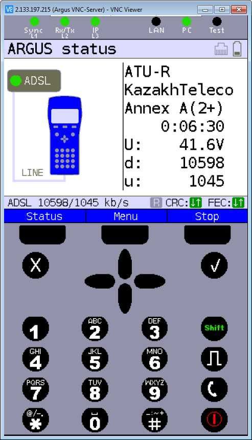 ARGUS 152 - тестер для ADSL2+, VDSL2, VoIP, IPTV, POTS, GBit Ethernet