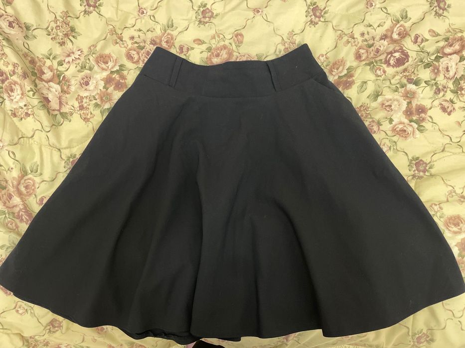 Школьные юбки темно-синего цвета