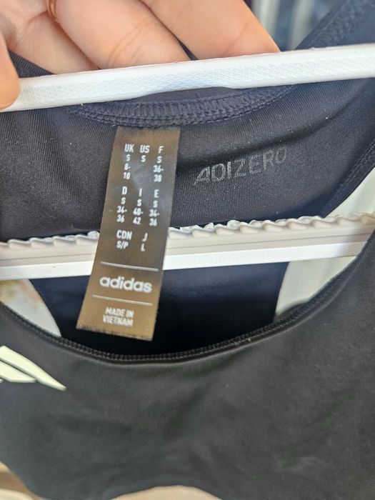 Pentru pasionatele de sport: Bustieră Sport Adidas Adizero Marimea S