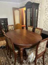 Беларусская мебель: Стол со стульями в гостиную