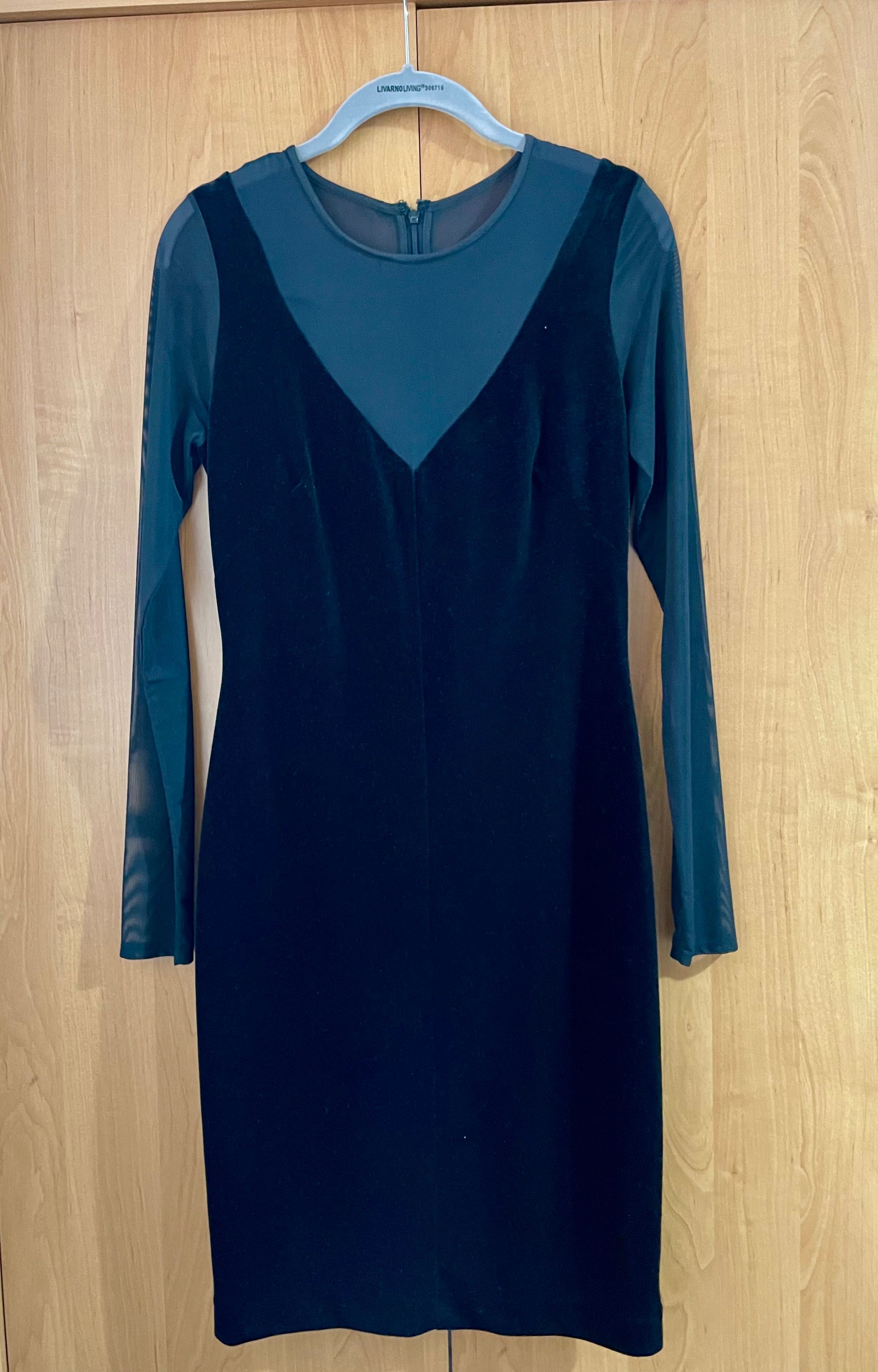 Rochie de catifea, Mango, mărimea S