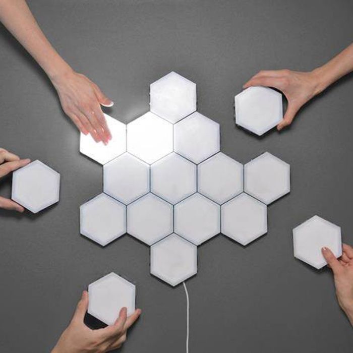 Модулен LED тъч панел за стена .TOUCH LED панел, Omnia, Honeycomb,