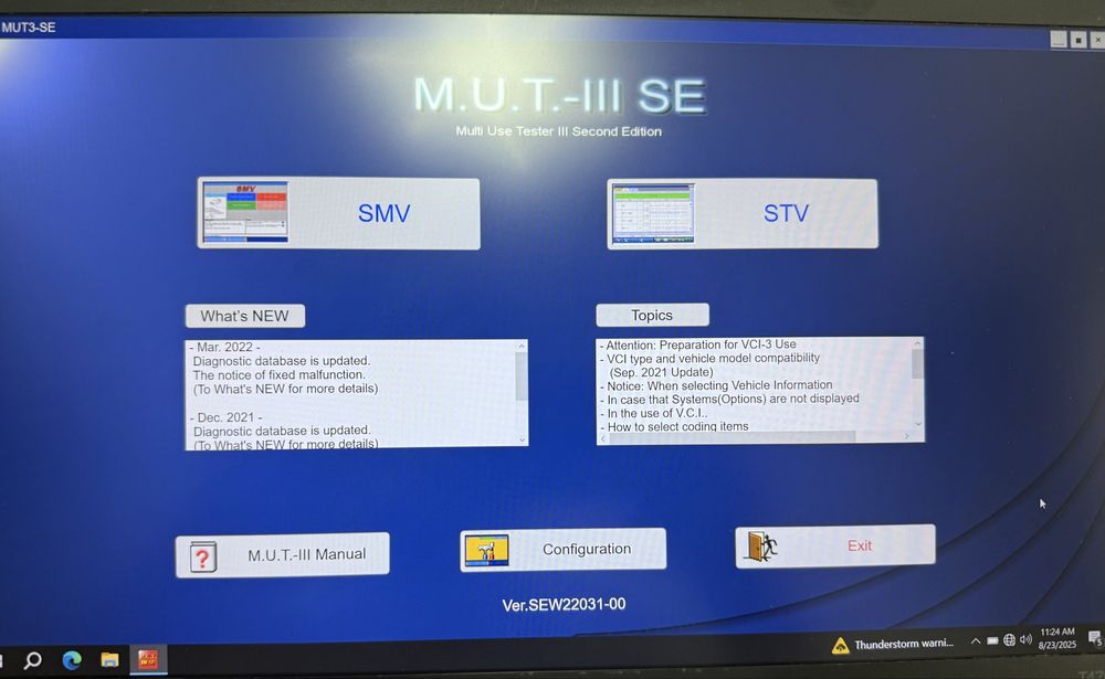 Tester/Diagnoza Dacia/Renault/Nissan/Mitsubishi 3 in 1, CanClip, Mut
