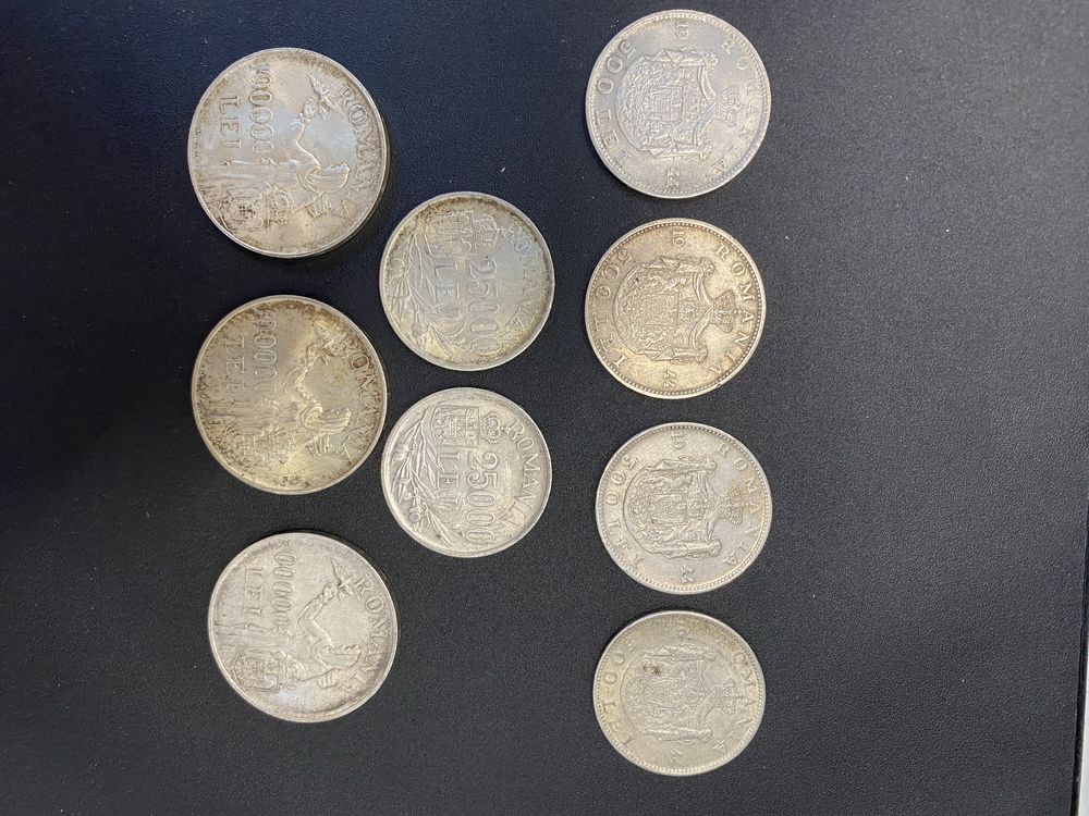 Monede argint ramania