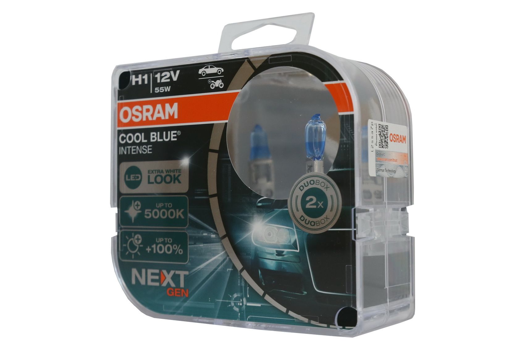 Set 2 Becuri Auto Halogen NEXT GEN Osram Cool Blue