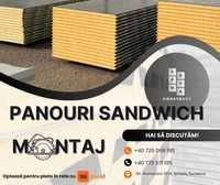 Panouri sandwich/Accesorii/Containere/MONTAJ - Plata in rate