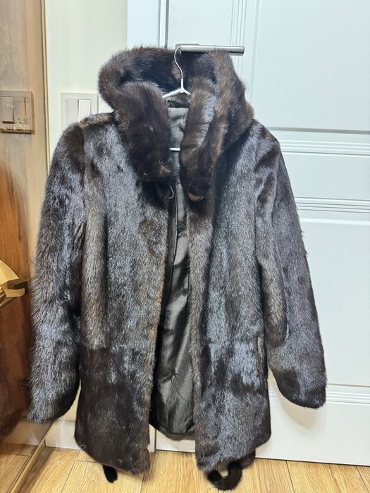 Натуральная норковая шуба