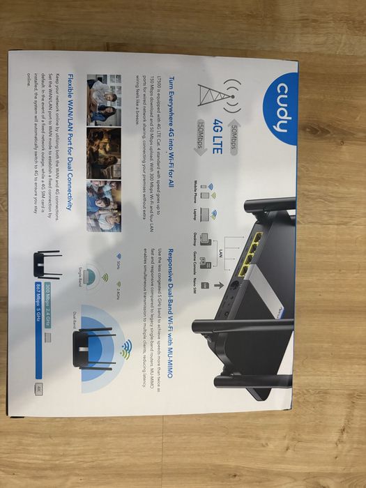 WiFi Рутер 4G Cudy LT500