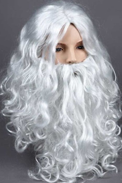 Борода Дед мороз парик