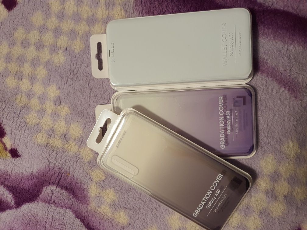 Husa Carcasa originala Samsung A30S, A50, plastic gradation cover