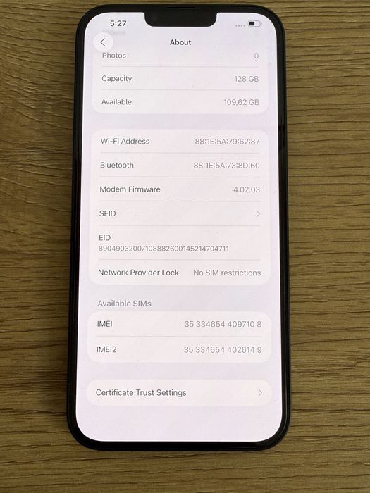 Iphone 14 Plus 128GB Midnight Айфон 14 Плюс