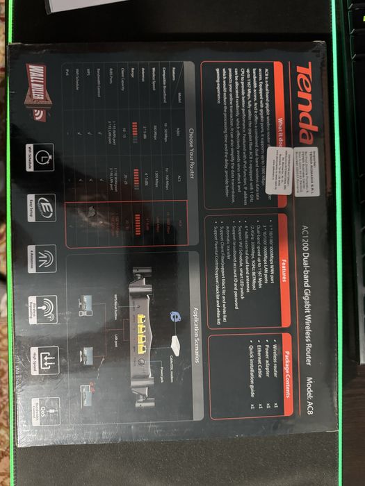 Router Tenda AC1200 A8 Wireless Dualband NOU