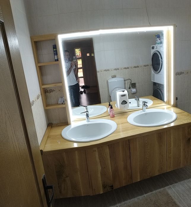 Mobilier baie lemn masiv