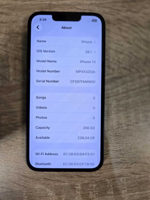 Apple iPhone 14 256gb