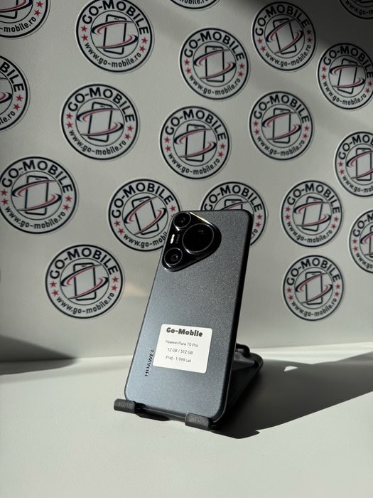 Huawei Pura 70 Pro - 512GB - Negru - Impecabil - Garantie