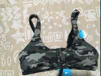 Sutien de baie culoare camuflaj, mărimea 44