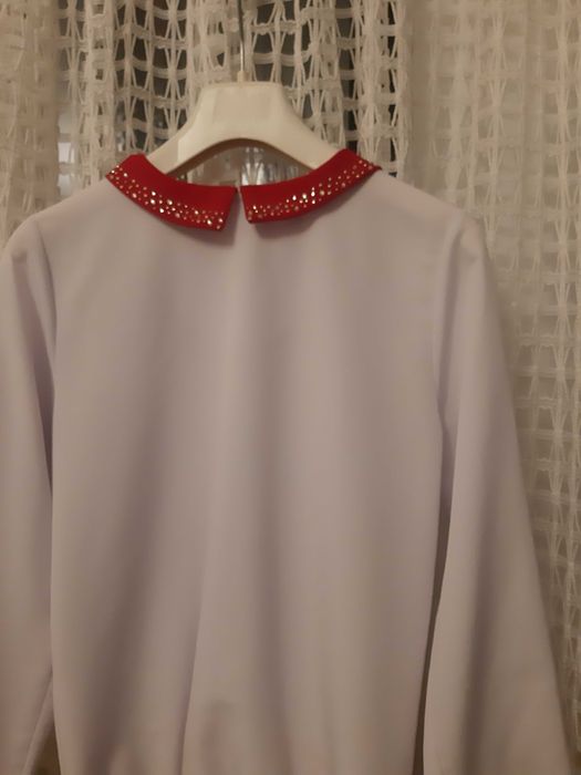 Cămasă deosebită și vestă blăniţă  fetiţă  10-12