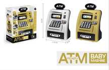 Jucarie ATM cu functii reale si rol de pusculita, cu sunete, card, NOU