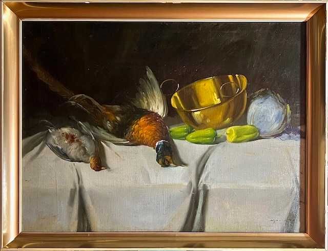 IMPECABIL! Superb Tablou Vechi, Mare:80x60+R- MURIN Vilmos (1891-1952)