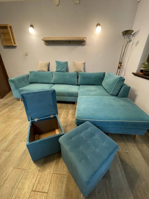 Ъглов диван за хол