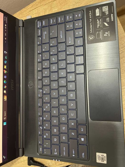 Laptop MSI 14' A10 16GB RAM 256 GB SSD Ultralight 1,18kg