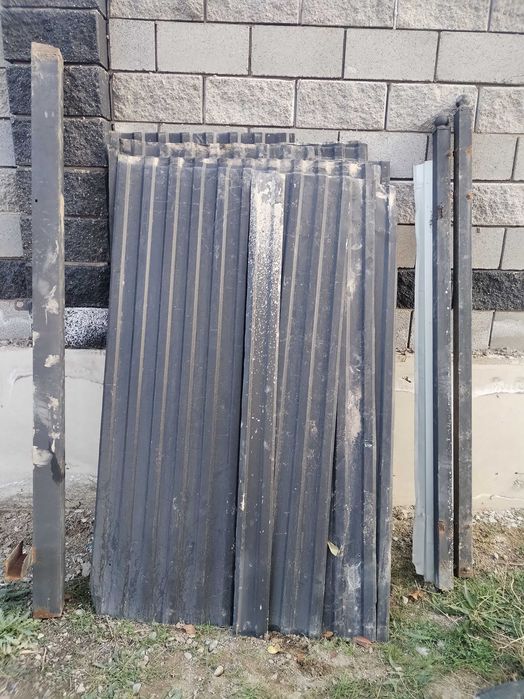 Бу листы для забора. Профнастил